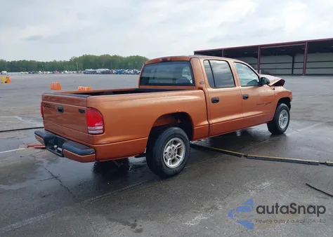2000 Dodge Dakota Slt/Sport from USA, damaged, VIN 1B7GL2AX6YS624270